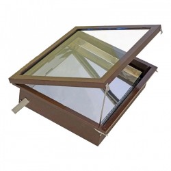 Воскотопка сонячна з арматурою на 1 рамку (нержавіюча сталь) Воскотопка сонячна з арматурою на 1 рамку (нержавіюча сталь)