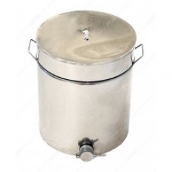 Бак-відстійник для меду 50л, кран нержавіючий Бак-відстійник для меду 50л, кран нержавіючий