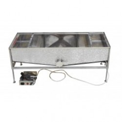 Бак-відстійник горизонтальний з підігрівом, для фільтрації меду, 60 л Бак-відстійник горизонтальний з підігрівом, для фільтрації меду, 60 л