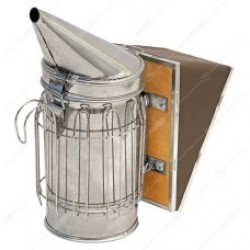 Димар пасічний нержавіючий зі змінним міхом з огородженням з прутка діам. 2 Димар пасічний нержавіючий зі змінним міхом з огородженням з прутка діам. 2