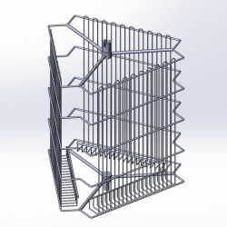 Медогонка 3-рамкова неповоротна, діам. 465мм Медогонка 3-рамкова неповоротна, діам. 465мм