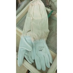 Рукавиці шкіряні з бязевими нарукавниками Рукавиці шкіряні з бязевими нарукавниками