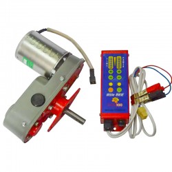 Привід медогонки електричний -12В двохступінчастий зубчастопасовий Привід медогонки електричний -12В двохступінчастий зубчастопасовий