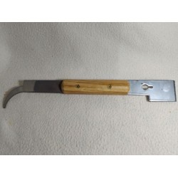 Стамеска цвяходер з дерев'яною ручкою