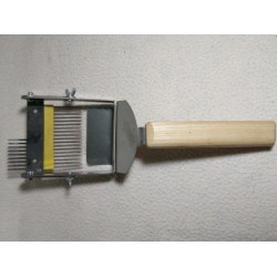 Вилка розкладушка нержавіюча з дерев'яною ручкою Вилка розкладушка нержавіюча з дерев'яною ручкою