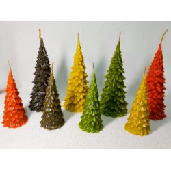 Воскова свічка "Ялинка 2" Кольорова Великий розмір Воскова свічка "Ялинка 2" Кольорова Великий розмір