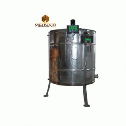 Медогонка 6-ти рамкова поворотна оцинкована на підставці з електроприводом 220/12 В Медогонка 6-ти рамкова поворотна оцинкована на підставці з електроприводом 220/12 В