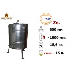 Медогонка 2-х рамкова поворотна Zn на підставці