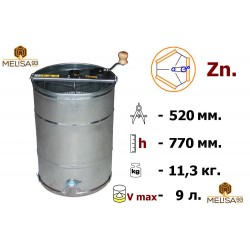 Медогонка 3-х рамкова не поворотна Zn без підставки