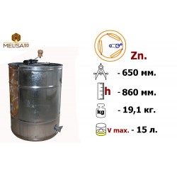 Медогонка 3-х рамкова поворотна Zn
