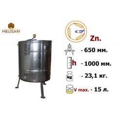 Медогонка 3-х рамкова поворотна Zn на підставці