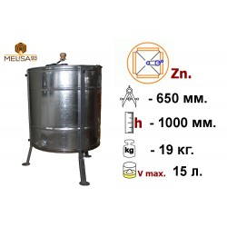 Медогонка 4-х рамкова не поворотна Zn на підставці