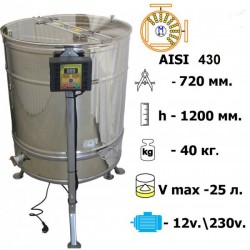 Медогонка радіальна комбінована 32 Напіврамок 16 Рута 4 Дадан МАШЕНЬКА (AISI 430)