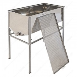 Стіл 1м для розпечатування стільників з плоским кошиком FB