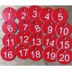 Номерок для улья 1-20
