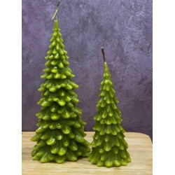 Свічка воскова "Ялинка зелена" велика 175мм Свічка воскова "Ялинка зелена" велика 175мм