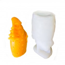 Форма для виготовлення свічок "Санта" (висота 100 мм) Форма для виготовлення свічок "Санта" (висота 100 мм)