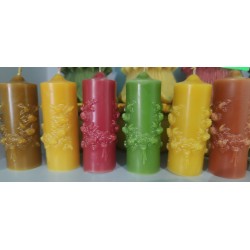 Свічка декоративна воскова кольорова 90мм Свічка декоративна воскова кольорова 90мм