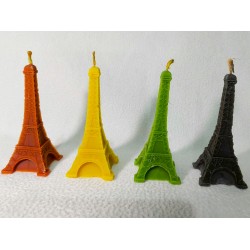 Воскова свічка "Ейфелева вежа" Кольорова Воскова свічка "Ейфелева вежа" Кольорова